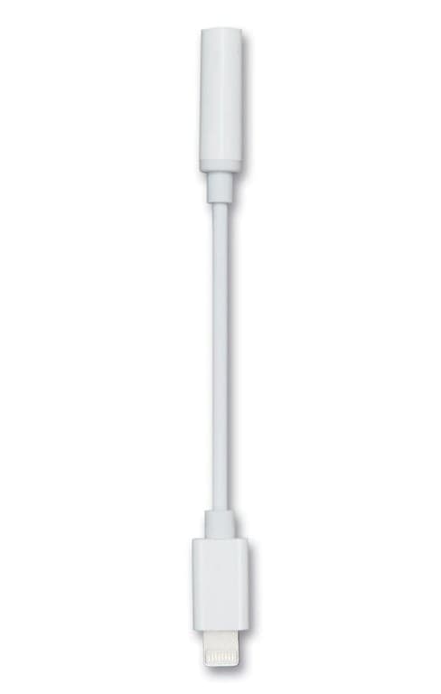 Lydadapter 2GO Stereo Lightning 20cm Hvid