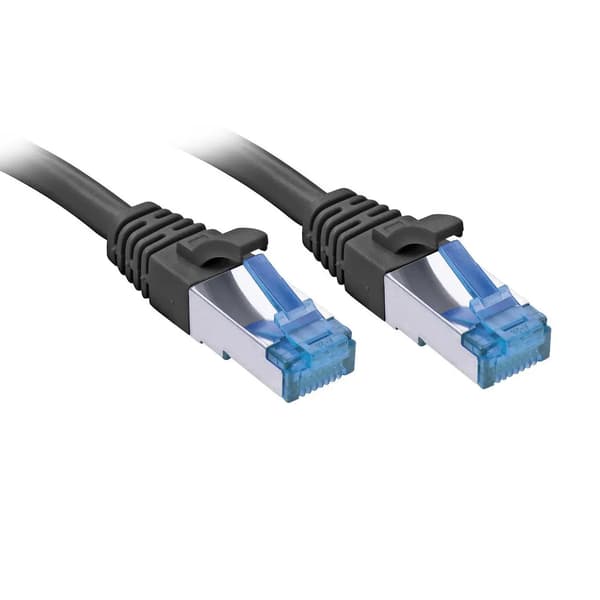 Lindy 47410 netværkskabel Sort 0,3 m Cat6a S/FTP (S-STP)
