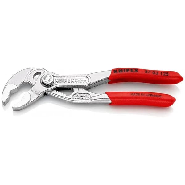 JUSTERBAR RÖRTÅNG FÖR COBRA-RÖR 125MM, KROM