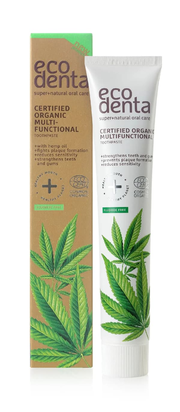 Ecodenta Tandpasta Multifunktionel - Hampolie 75ml
