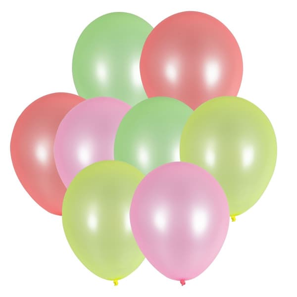Gummiballon Arpex neon stor (8 stk.) mix 250mm (KB8961)
