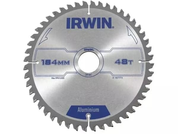 Cirkelsåg 184x30x2,5mm 48z TCG ALUMINIUM IRWIN