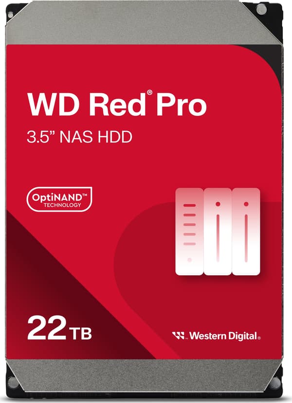 WD Red Pro WD221KFGX - harddisk - 22 TB - SATA 6Gb/s