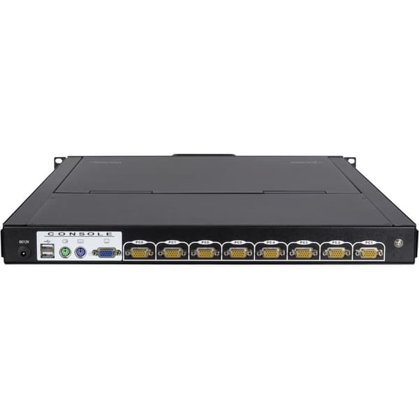 Inter-Tech 48,3 cm konsoli KVM 1708 LED (17\") musta