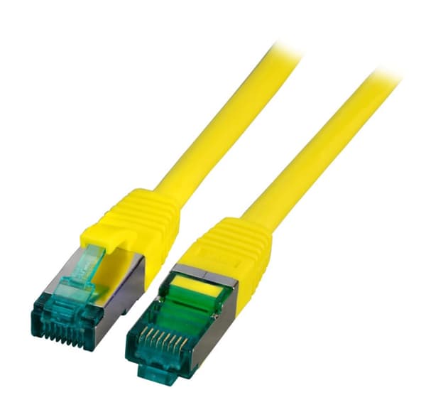 EFB EFB RJ45 Patchkabel S/FTP, Cat.6A, LSZH, 5m, gul