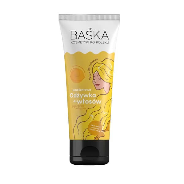 Baska Cosmetics In Polish blødgørende hårbalsam - mælkeyoghurt 250ml