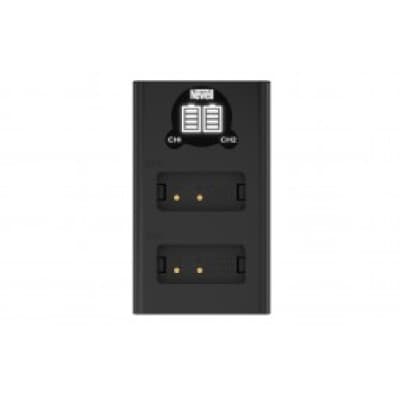 Newell Dobbeltkanals Batterioplader DL-USB-C til LP-E17 Batterier til Canon