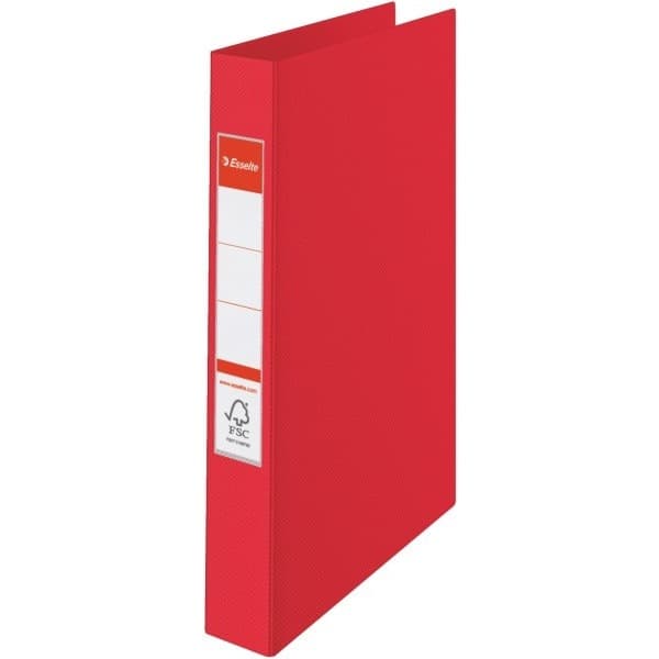 Pärm Esselte Vivida 2-ring A4 42mm röd (10K011B)