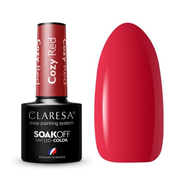 CLARESA Gel polish COZY RED -5g