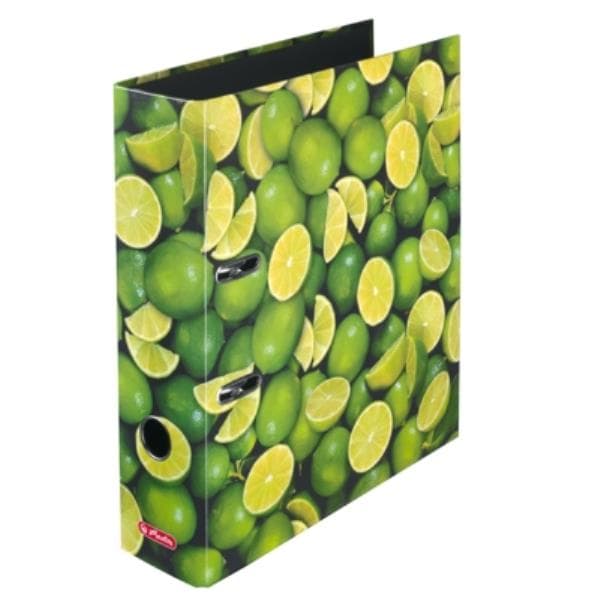 Kansio A4 8cm Lime max. tiedosto