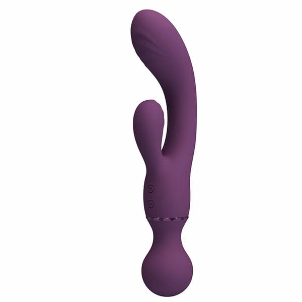 Pretty Love All Rounder Violet Dual-Action Silikonihieroja 10 tilaa
