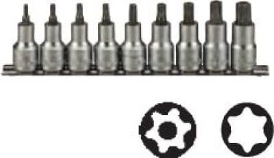 Teng Tools Torx 1/2\" TX20-TX60 9 delar (38190054)