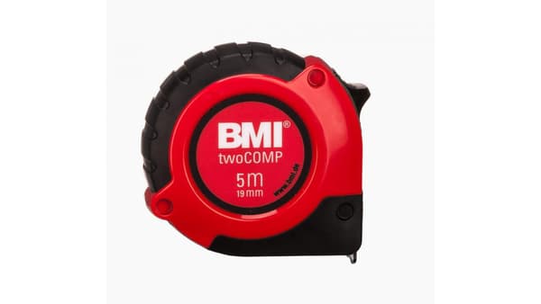 BMI twoCOMP PT14 5m rød/sort lommemålebånd