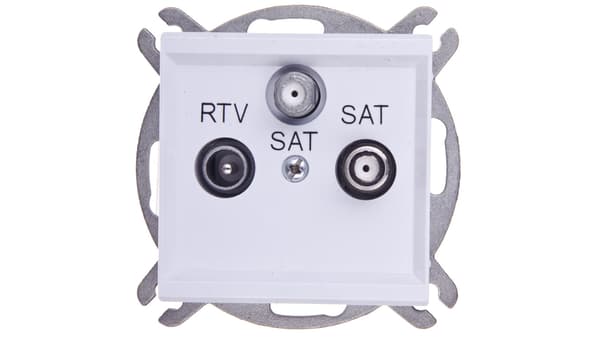 GN.RTV-SAT 2WEJ.SAT VALKOINEN MAT SONATA