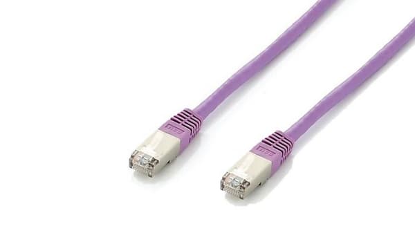Equip Patchkabel Cat6a, S/FTP, 15m, lilla (605658)