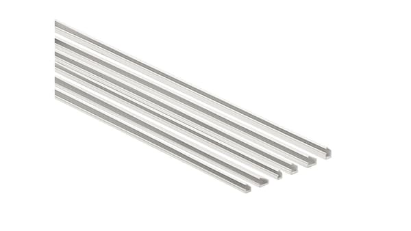 Kabelkanal med vipplock MA 10x10 vit /2m/ ECMA1010