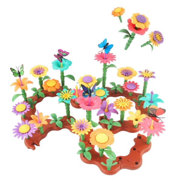 Kreativ Have Blomster Byggeklodser Sæt 198 stk.