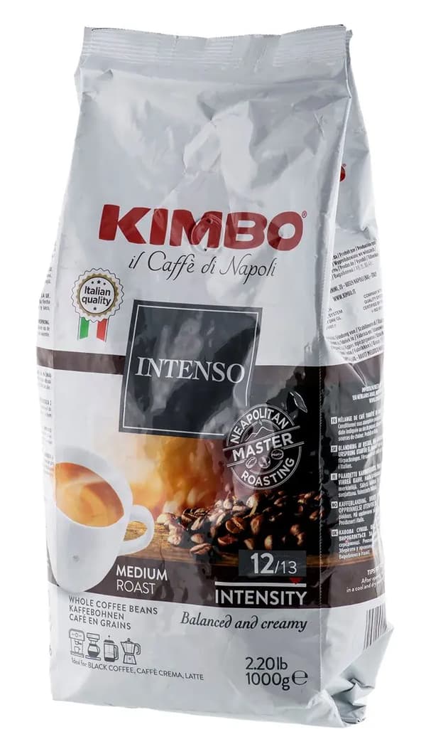 Kaffe Kimbo Aroma Intenso 1 kg, Bønner