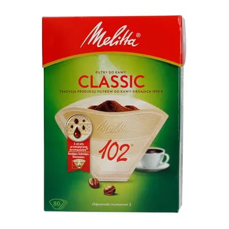 Melitta Kaffefiltre Classic 102 80 stk