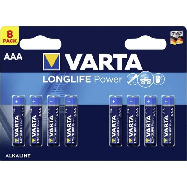 1x8 Varta Longlife Power Micro AAA LR03