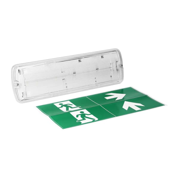 METU LED net- og nødbelysning 2.7W, 3H, IP65, 6000K