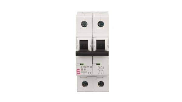 Eti-Polam Adapterafbryder 2P B 6A 10kA AC ETIMAT10 (002123712)