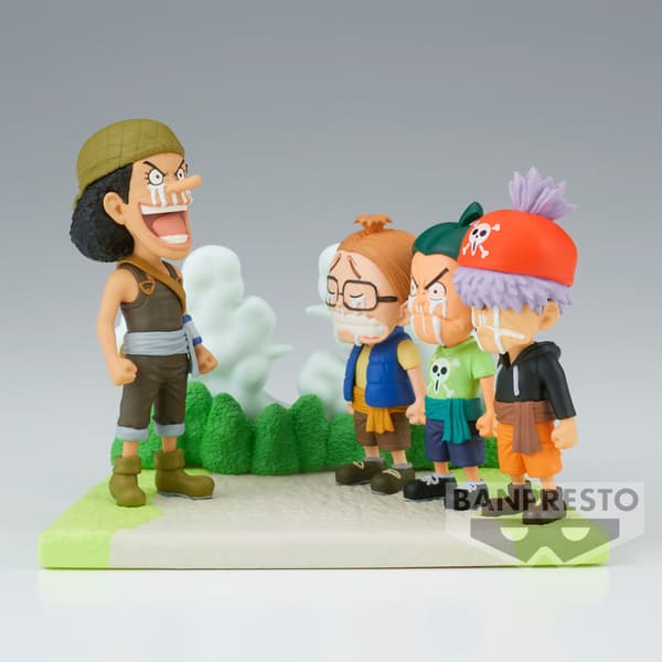 One Piece Log Stories Usopp Pirates figur 7cm
