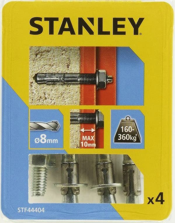 Teräsankkuri 8x65mm (4kpl) STANLEY FATMAX