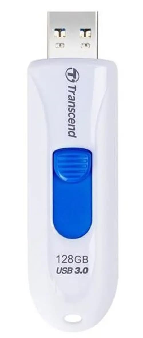 Transcend JetFlash 790 128GB USB 3.1 Gen 1 Valkoinen
