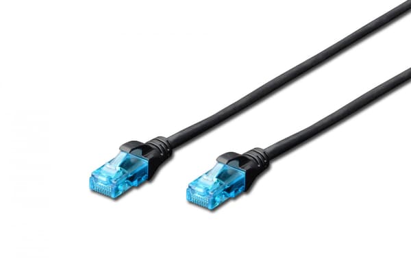 Digitus Patchkabel U/UTP, Cat5e, 3m sort (DK-1512-030/BL)