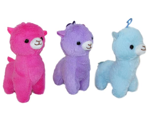 Maskot Alpaca 3 farver 15cm