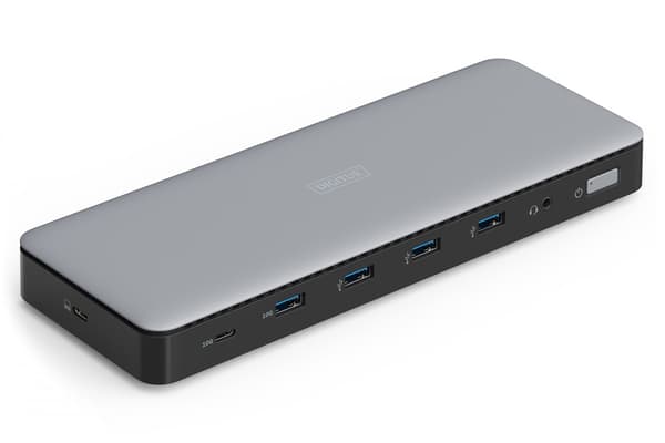 DIGITUS - dockingstation - USB-C - 2 x DP, 3 x HDMI - 1GbE