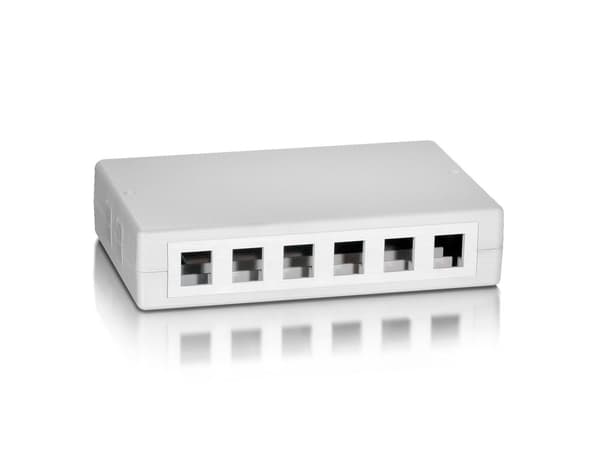 Equip 12-ports Keystone Jack Ytmonteringsbox