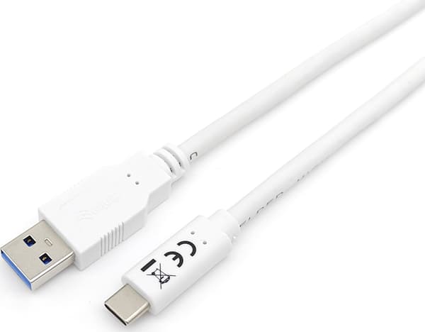 USB A til USB C Kabel Equip 128363 Hvid 1 m