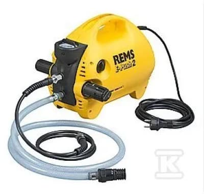 REMS E-PUSH 2 ELEKTRISK KONTROLLPUMP MED TRYCKMÄTARE