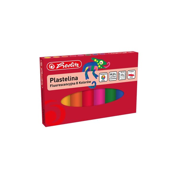 Fluorescerende modellervoks 8 farver