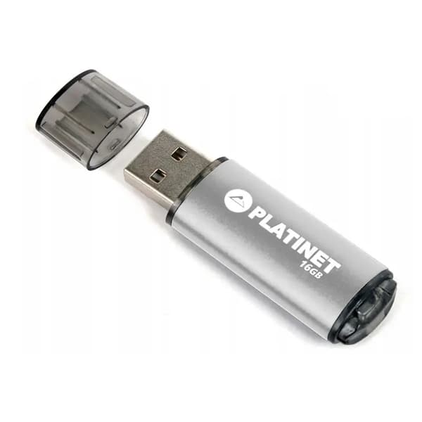 PLATINET USB 2.0 USB FLASH DRIVE X-Depo 16GB SILVER [42175]