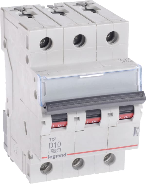 Afbryder 3P D 10A 6kA AC S303 TX3 403753