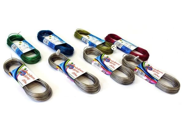 TERÄSVAIJERI LIINALLA 2MM 30M