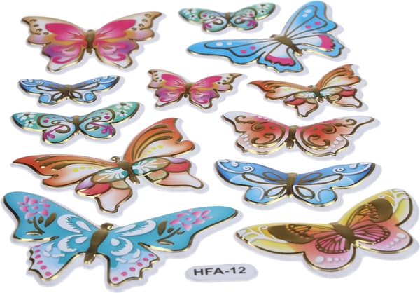 Tarrat kuperat perhoset locone mix 12kpl.