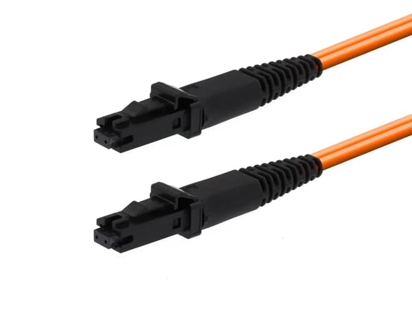 MicroConnect MTRJ/UPC-MTRJ/UPC 3m OM1 valokuitu patch-kaapeli MM Duplex LSZH OD: 2mm, 0.3dB Oranssi