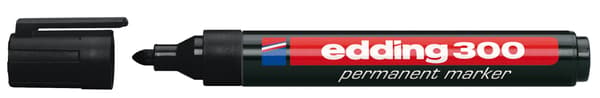 Edding Permanent Marker 300 Rund Spids Sort (EG1000)