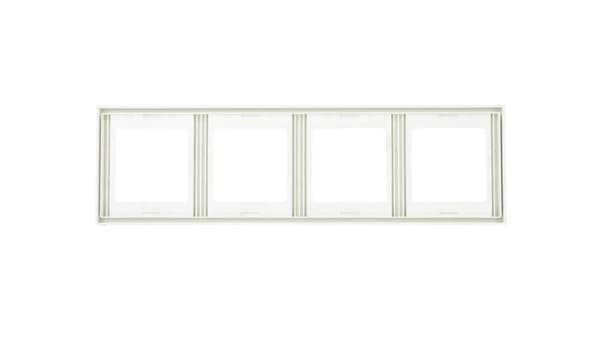 Hager firedobbelt ramme BERKER hvid - 13437009