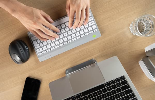 R-Go Tools Compact Break RGOCOUKWDBL tastatur USB QWERTY UK engelsk Sort