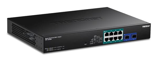 Trendnet 10-porttinen Gigabit Web Smart PoE++ -kytkin