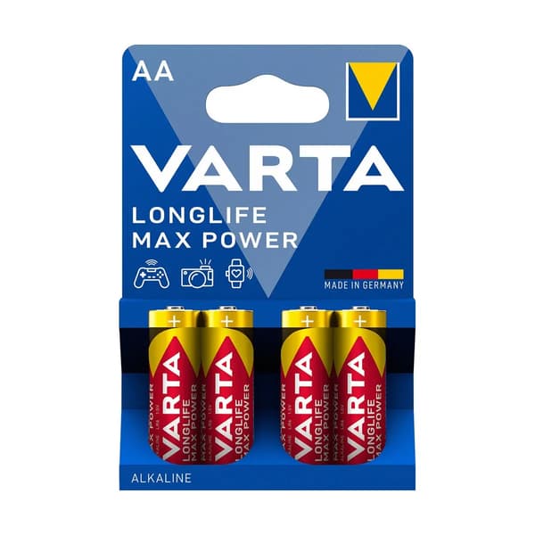 1x4 Varta Longlife Max Power Mignon AA LR06