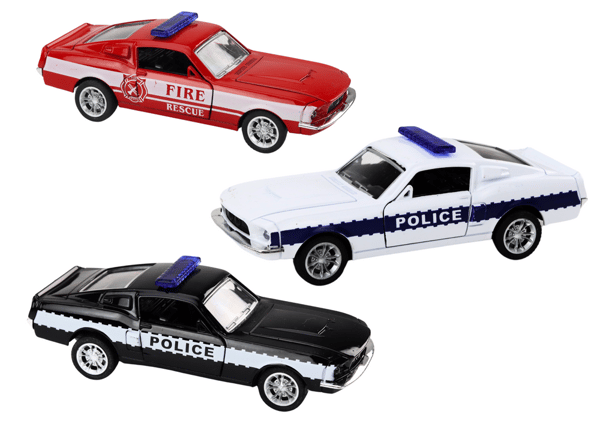 Poliisiauto Palokunta Etuoikeutetut Ajoneuvot 1:32 Sekoitus