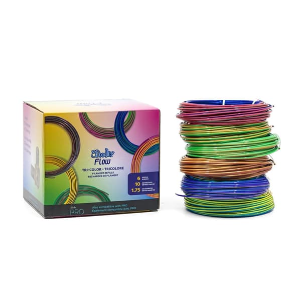 3Doodler Flow Tri-Color 6 kelaa PLA 1,75 mm