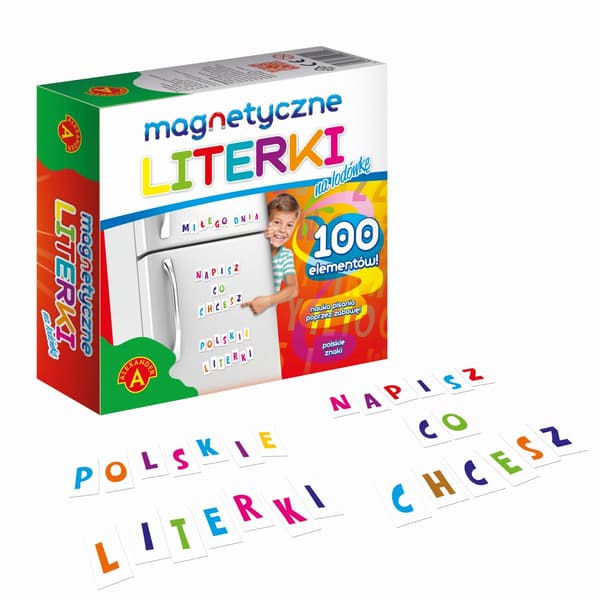 Magnetiska bokstäver på kylskåpet ALEXANDER p8