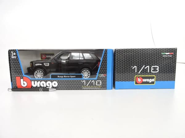 Range Rover Sport Musta 1:18 BBURAGO
